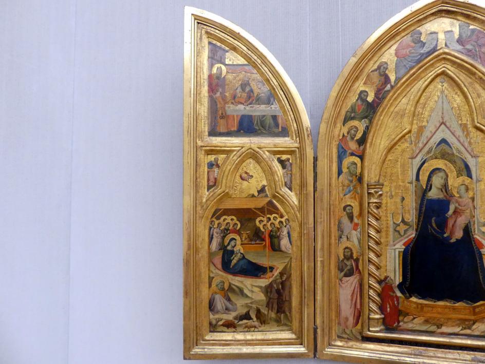 Taddeo Gaddi (1334–1345), Triptychon, Berlin, Gemäldegalerie ("Berliner Wunder"), Kabinett 41, 1334, Bild 2/5