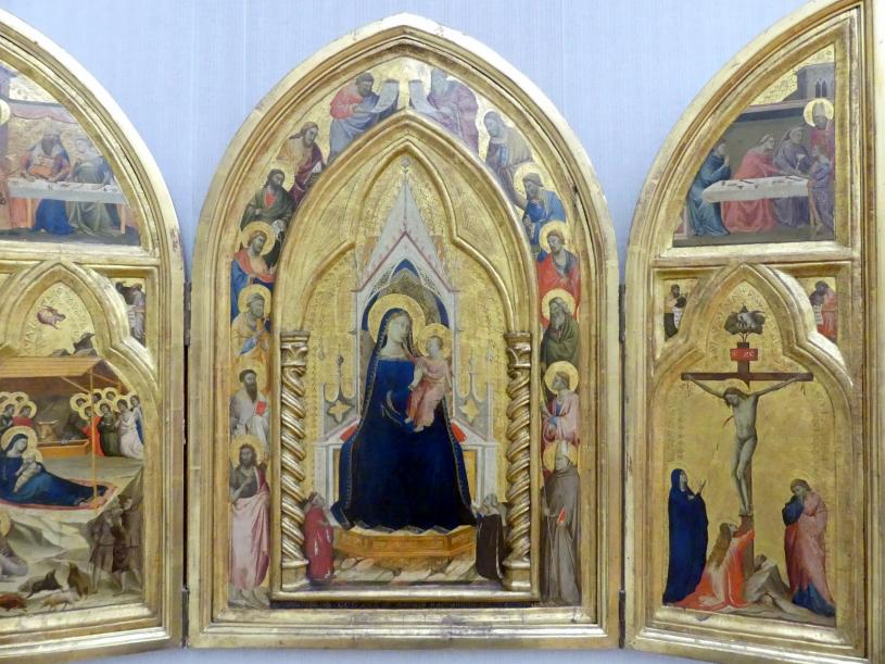 Taddeo Gaddi (1334–1345), Triptychon, Berlin, Gemäldegalerie ("Berliner Wunder"), Kabinett 41, 1334, Bild 3/5
