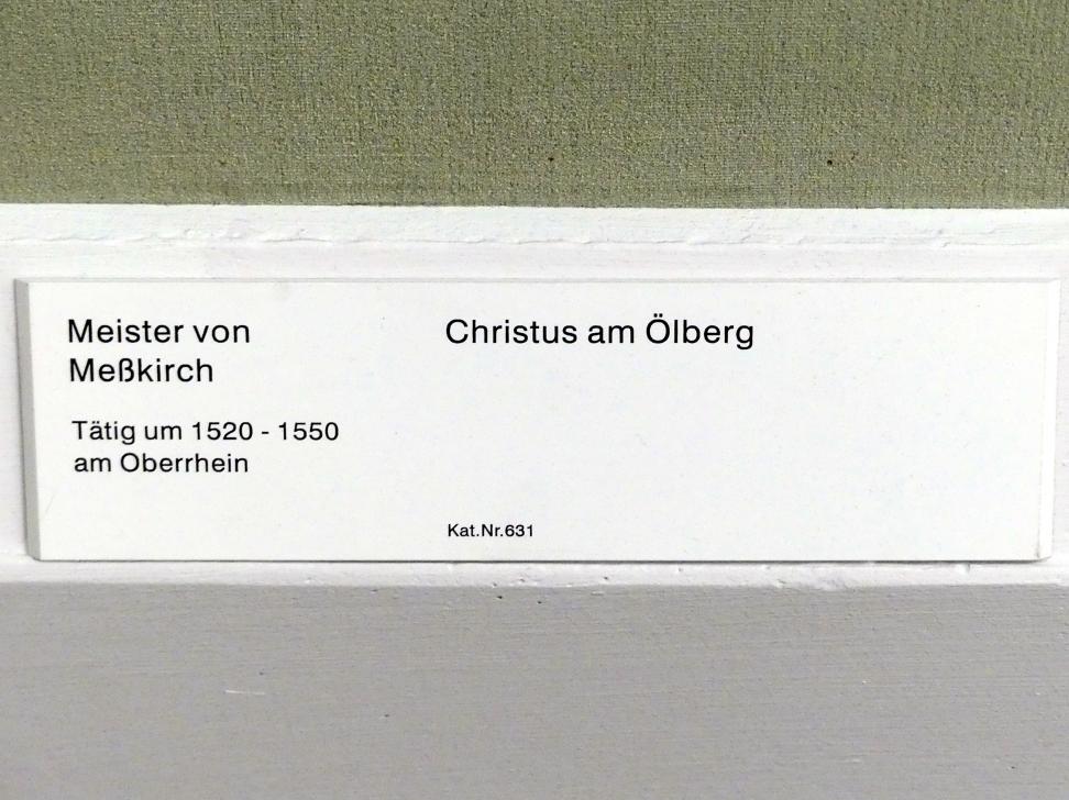 Meister von Meßkirch (1525–1540), Christus am Ölberg, Berlin, Gemäldegalerie ("Berliner Wunder"), Kabinett 2, Undatiert, Bild 2/2