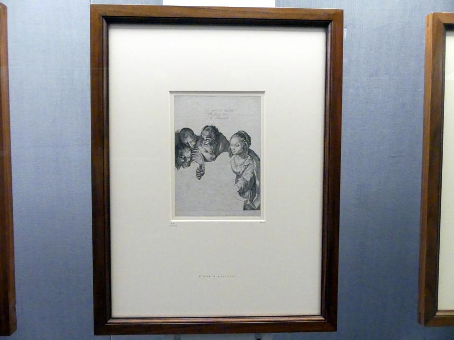 Hendrick Goltzius (1578–1616), Anbetung der Hirten, Berlin, Gemäldegalerie ("Berliner Wunder"), Kabinett 5, nach 1599, Bild 2/3