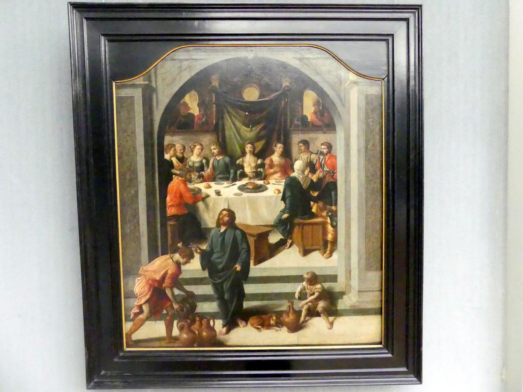 Jan Swart van Groningen (1530–1537): Die Hochzeit zu Kana, Undatiert