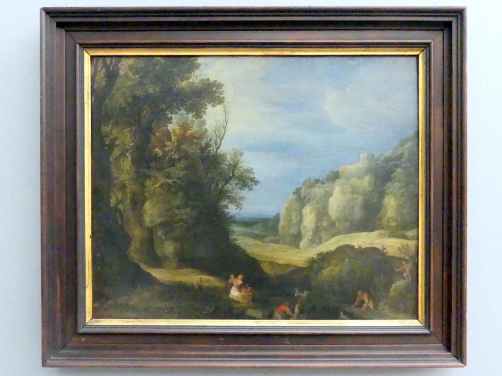 Paul Bril (1592–1624), Landschaft mit Latona und den lykischen Bauern, Berlin, Gemäldegalerie ("Berliner Wunder"), Kabinett 8, Undatiert