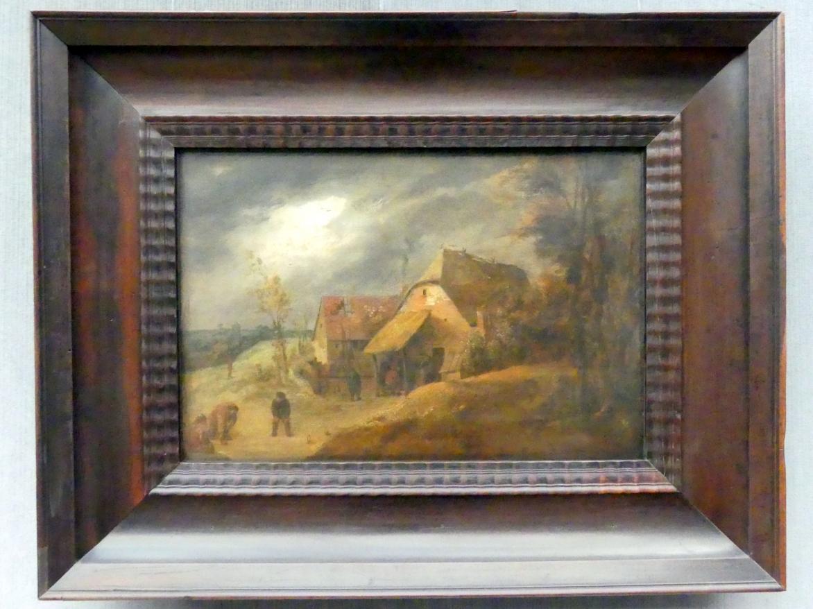 Adriaen Brouwer (1631–1637), Landschaft mit Kugelspielern, Berlin, Gemäldegalerie ("Berliner Wunder"), Kabinett 9, Undatiert
