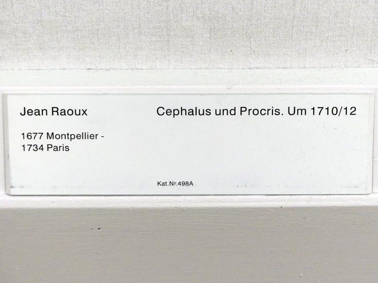 Jean Raoux (1711–1722), Cephalus und Procris, Berlin, Gemäldegalerie ("Berliner Wunder"), Kabinett 21, um 1710–1712, Bild 2/2