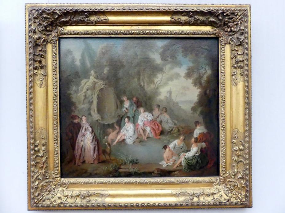 Jean-Baptiste Pater (1730–1736), Die Badenden, Berlin, Gemäldegalerie ("Berliner Wunder"), Kabinett 21, Undatiert, Bild 1/2
