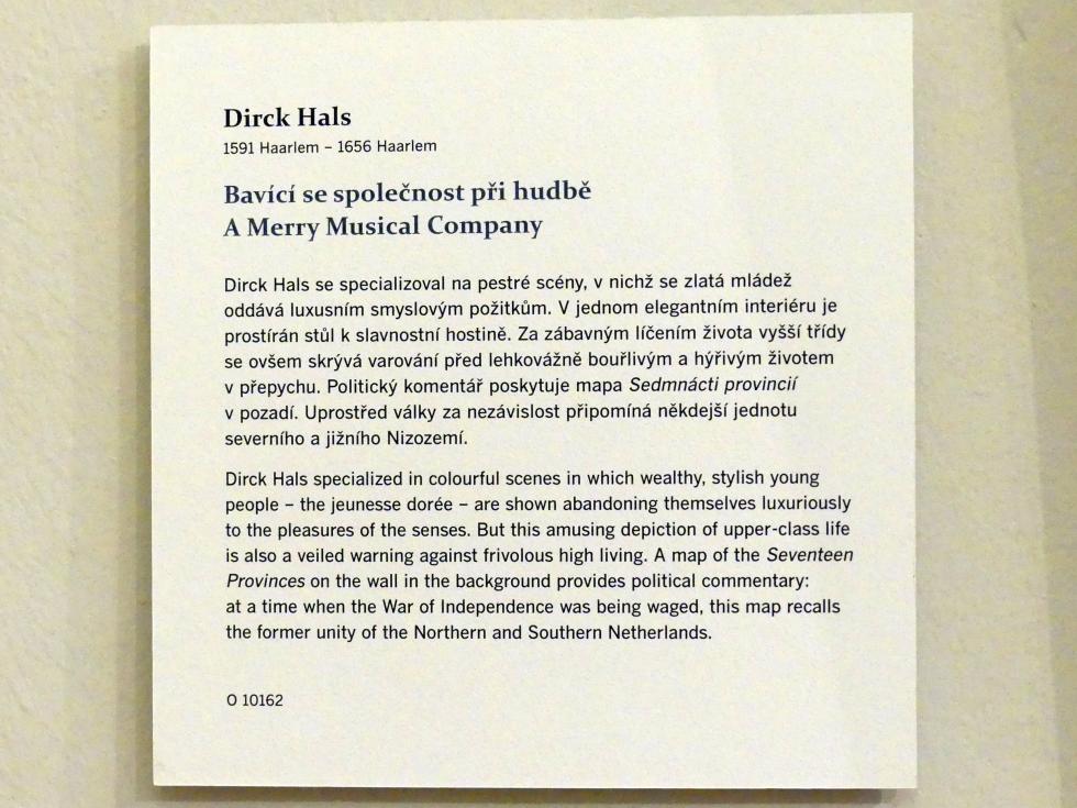 Dirck Hals (1620–1656), Fröhliche Musikgruppe, Prag, Nationalgalerie im Palais Sternberg, 2. Obergeschoss, Saal 1, Undatiert, Bild 2/2