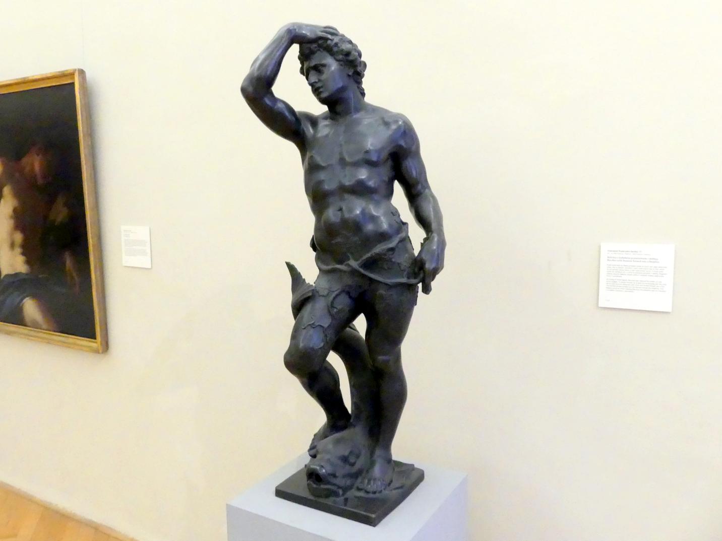 Giovanni Francesco Susini (1600–1637), Bacchus mit einem in einen Delphin verwandelten Seemann, Prag, Nationalgalerie im Palais Sternberg, 2. Obergeschoss, Saal 6, Undatiert, Bild 2/5