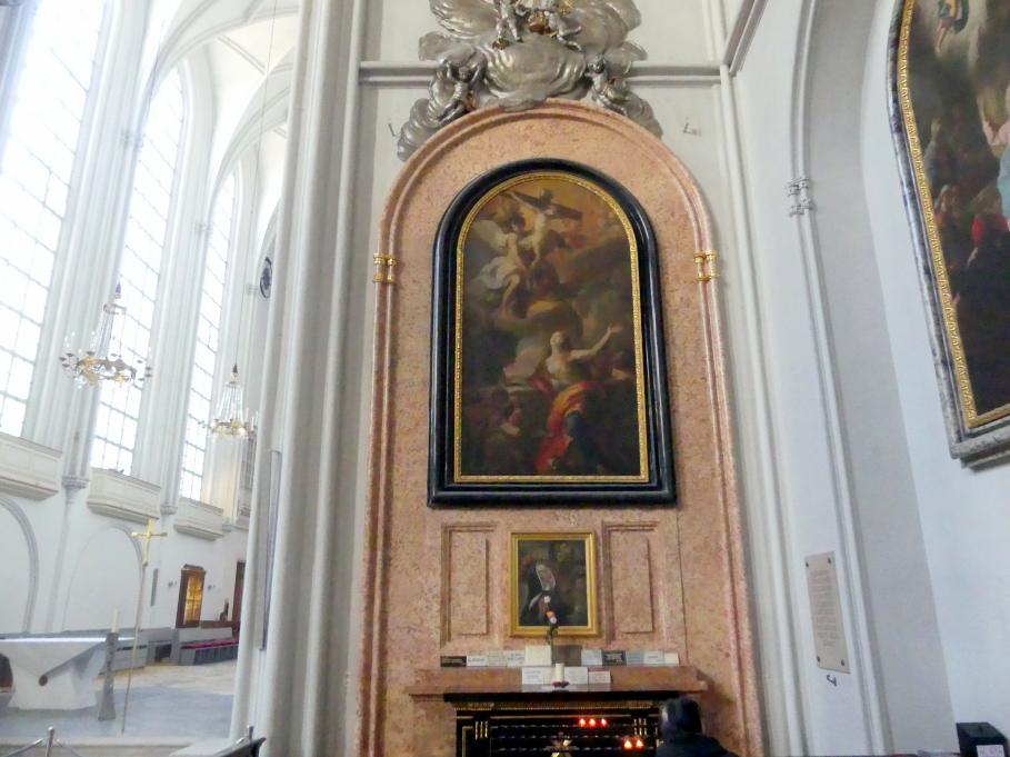 Johann Michael Rottmayr (1674–1730), Vision der hl. Maria Magdalena, Wien, Schloss Schönbrunn, Schlosskapelle Vermählung Mariae, jetzt Wien, Augustinerkirche, Undatiert, Bild 2/2