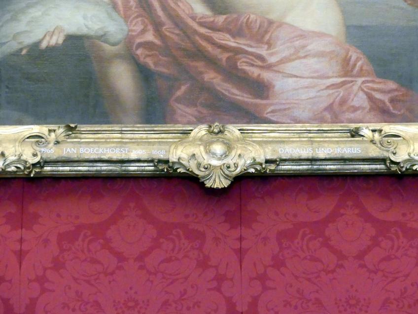 Johann Bockhorst (Jan Boeckhorst) (1635), Dädalus und Ikarus, Schleißheim, Staatsgalerie im Neuen Schloss, Große Galerie, Undatiert, Bild 2/2