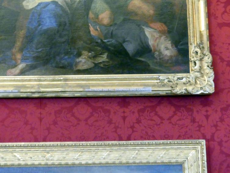 Theodoor van Loon (1633), Martyrium der hll. Dymphna und Gerbert, Schleißheim, Staatsgalerie im Neuen Schloss, Große Galerie, Undatiert, Bild 3/3