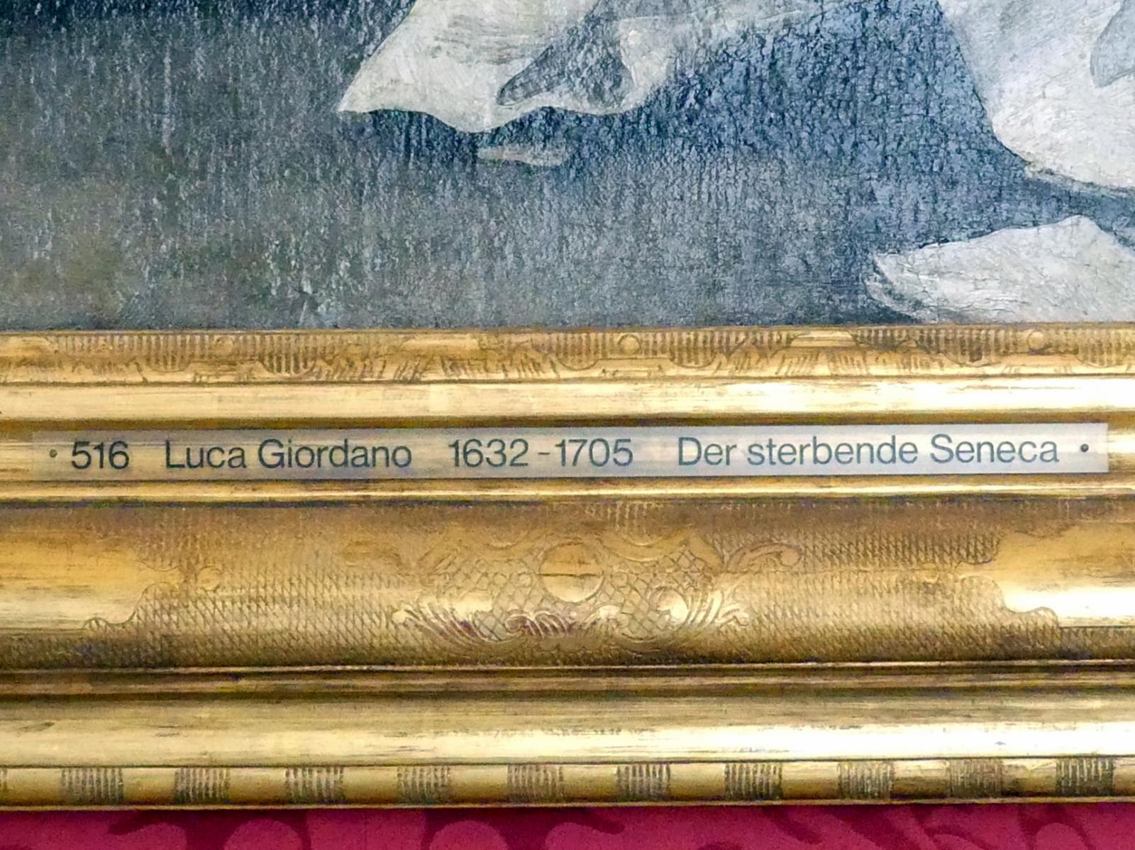 Luca Giordano (1651–1696), Der sterbende Seneca, Schleißheim, Staatsgalerie im Neuen Schloss, Große Galerie, Undatiert, Bild 2/2
