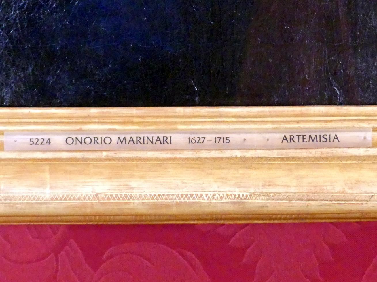 Onorio Marinari (Undatiert), Artemisia, Schleißheim, Staatsgalerie im Neuen Schloss, Große Galerie, Undatiert, Bild 2/2