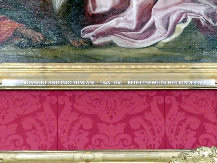 Giovanni Antonio Fumiani (Undatiert), Bethlehemitischer Kindermord, Schleißheim, Staatsgalerie im Neuen Schloss, Große Galerie, Undatiert, Bild 2/2