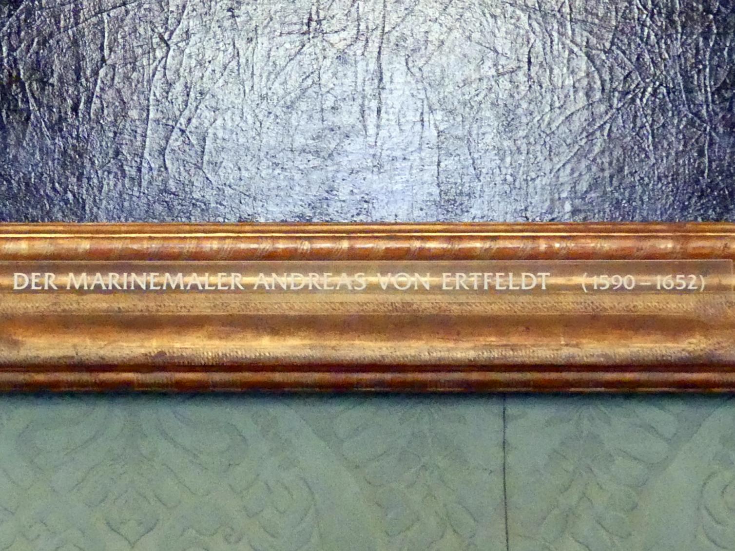 Anthonis (Anton) van Dyck (1614–1641), Der Marinemaler Andreas von Ertfeldt, Schleißheim, Staatsgalerie im Neuen Schloss, Großes Kabinett im Paradeappartement des Kurfürsten, Undatiert, Bild 3/3