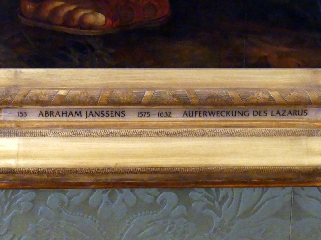Abraham Janssens van Nuyssen (1602–1625), Auferweckung des Lazarus, Schleißheim, Staatsgalerie im Neuen Schloss, Großes Kabinett im Paradeappartement des Kurfürsten, Undatiert, Bild 2/2