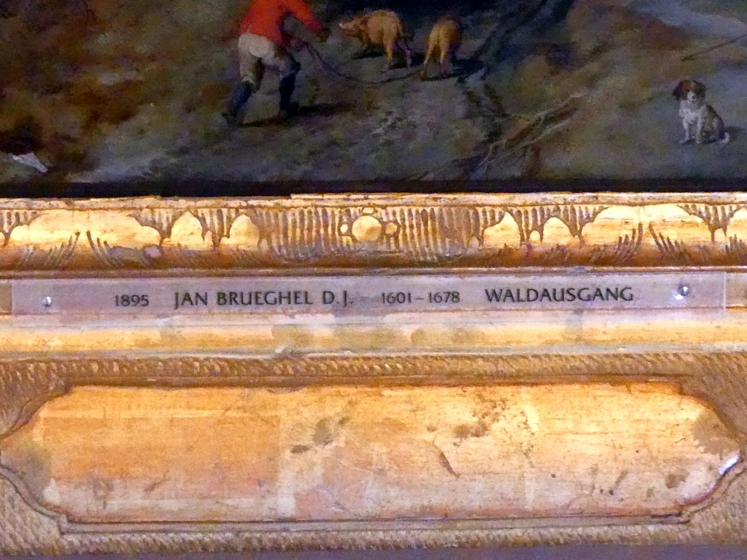 Jan Brueghel der Jüngere (1620–1638), Waldausgang, Schleißheim, Staatsgalerie im Neuen Schloss, Niederländisches Malerei-Kabinett im Paradeappartement des Kurfürsten, Undatiert, Bild 2/2