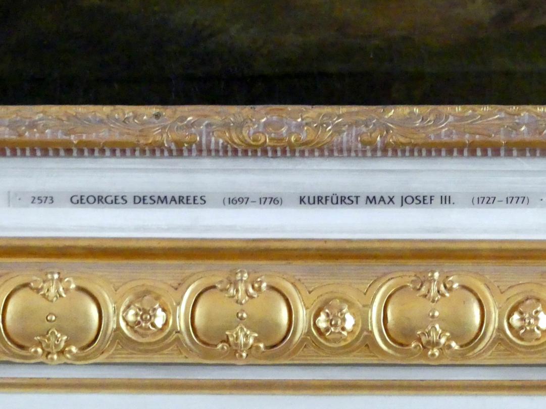 George Desmarées (1725–1762), Kurfürst Max Josef III. (1727-1777), Schleißheim, Staatsgalerie im Neuen Schloss, Speisesaal, Undatiert, Bild 2/2