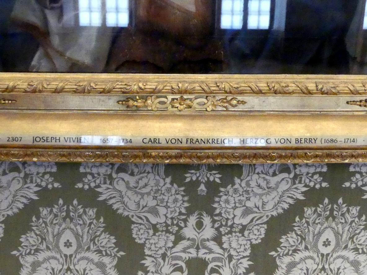 Joseph Vivien (1704–1730), Carl von Frankreich, Herzog von Berry (1686-1714), Schleißheim, Staatsgalerie im Neuen Schloss, Vorzimmer im südlichen Erdgeschoss-Appartement, Undatiert, Bild 2/2