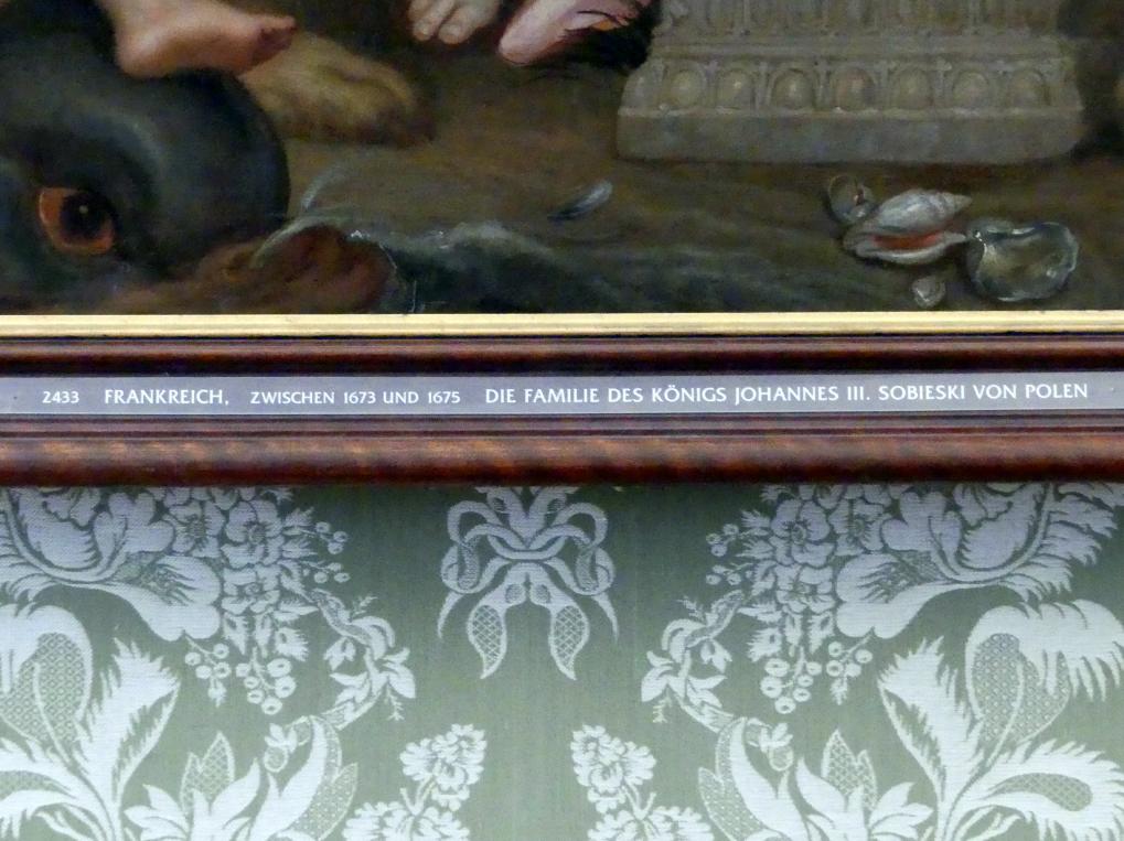 Die Familie des Königs Johannes III. Sobieski von Polen, Schleißheim, Staatsgalerie im Neuen Schloss, Schlafzimmer im südlichen Erdgeschoss-Appartement, um 1673–1675, Bild 2/2