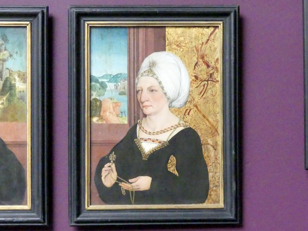 Wolfgang Beurer (1487–1497): Bildnis einer Frau, 1495–1500