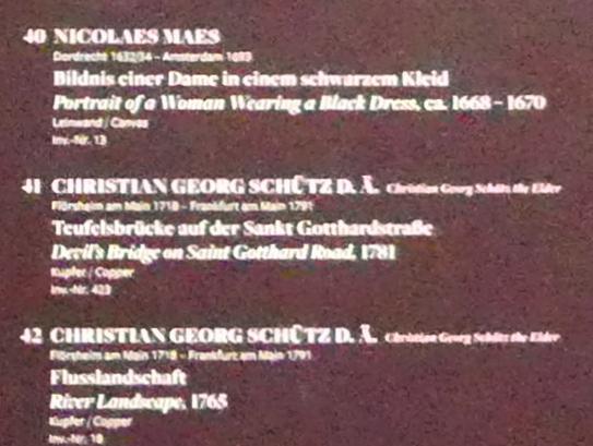 Christian Georg Schütz der Ältere (1752–1787), Teufelsbrücke auf der Sankt Gotthardstraße, Frankfurt am Main, Städel Museum, Vorhalle, 1781, Bild 2/2