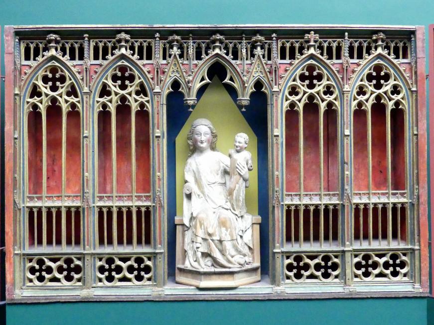 Altarschrein des Altenberger Altars, Solms, ehem. Prämonstratenserinnenkloster Altenberg, jetzt Frankfurt am Main, Städel Museum, 2. Obergeschoss, Saal 2, um 1330
