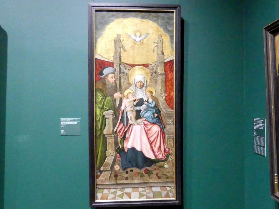 Martin Caldenbach (Hess) (1505–1510): Die hl. Anna Selbdritt mit Joachim, um 1505