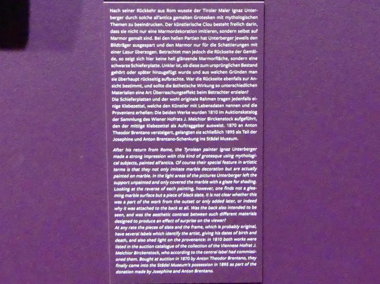 Ignaz Unterberger (1780–1782), Juno und Flora, Frankfurt am Main, Städel Museum, 2. Obergeschoss, Saal 19, um 1775–1790, Bild 3/3