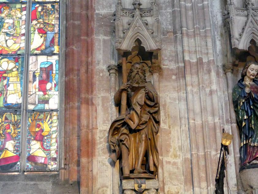 Veit Stoß (1495–1524), Apostel Andreas, Nürnberg, Kirche St. Sebald, Undatiert, Bild 3/4
