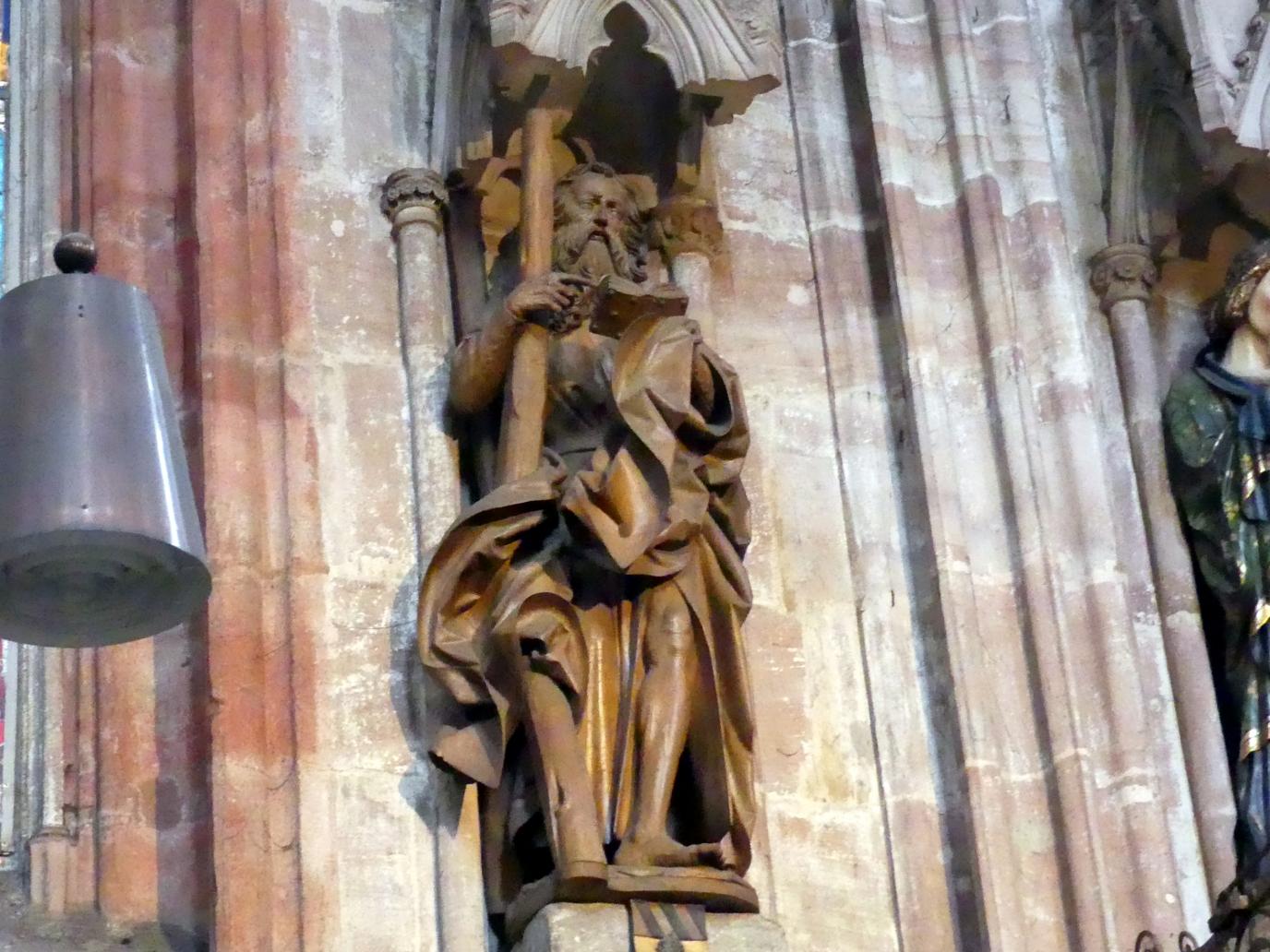 Veit Stoß (1495–1524), Apostel Andreas, Nürnberg, Kirche St. Sebald, Undatiert, Bild 4/4