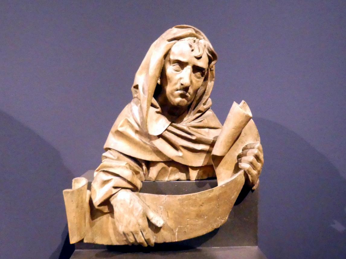 Michel Erhart (1472–1516), Zwei Prophetenbüsten, Frankfurt am Main, Liebieghaus Skulpturensammlung, Mittelalter 5 - der Erfolg der neuen Kunst, um 1490, Bild 3/4