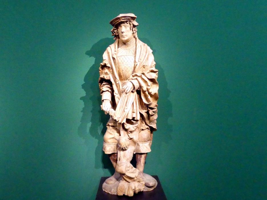 Heiliger Martin, Frankfurt am Main, Liebieghaus Skulpturensammlung, Mittelalter 6 - Zeitenwende - neue Ausdrucksformen, um 1520–1530, Bild 1/2