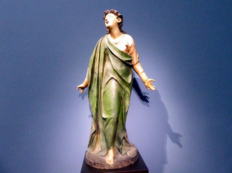 Alessandro Vittoria (1549–1600), Maria und Johannes von einer Kreuzigung, Frankfurt am Main, Liebieghaus Skulpturensammlung, Renaissance - Antike und Natur, um 1585, Bild 4/7