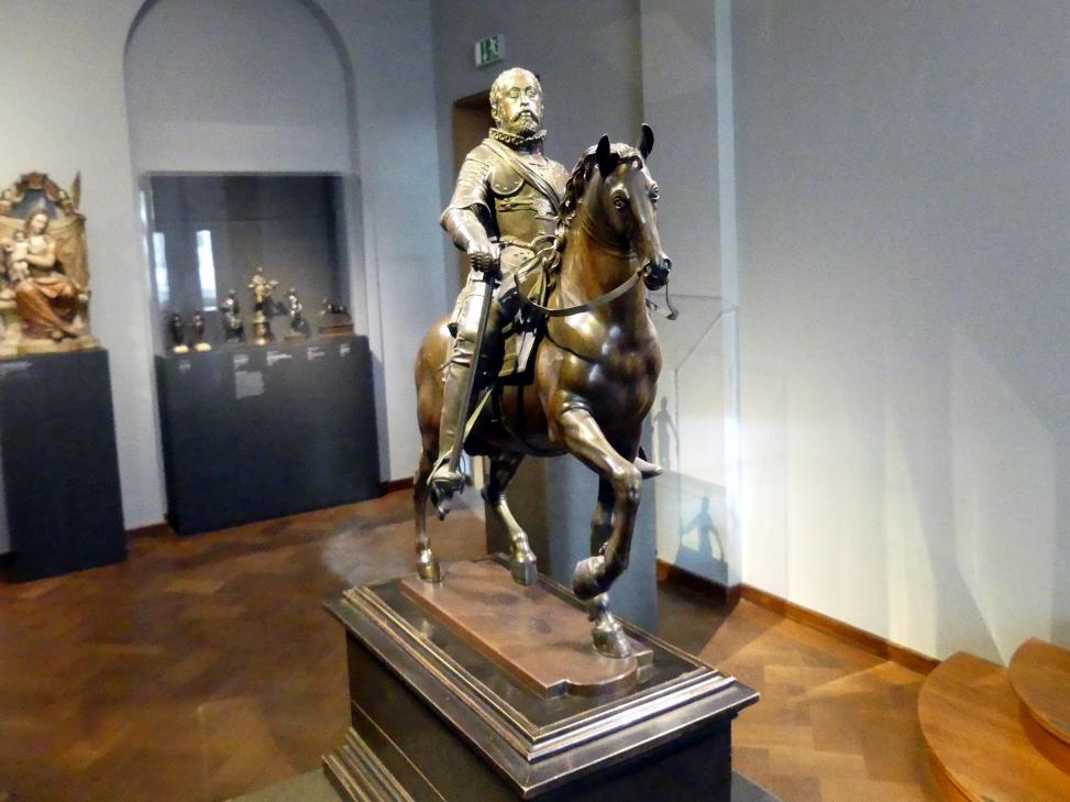 Hubert Gerhard (1591–1605), Reiterstatue von Erzherzog Maximilian III. von Österreich, Frankfurt am Main, Liebieghaus Skulpturensammlung, Renaissance, um 1599–1602, Bild 2/3