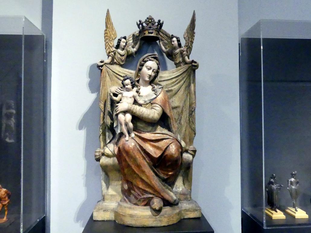 Thronende Maria mit Kind und Engeln, 1. Hälfte 17. Jhd.