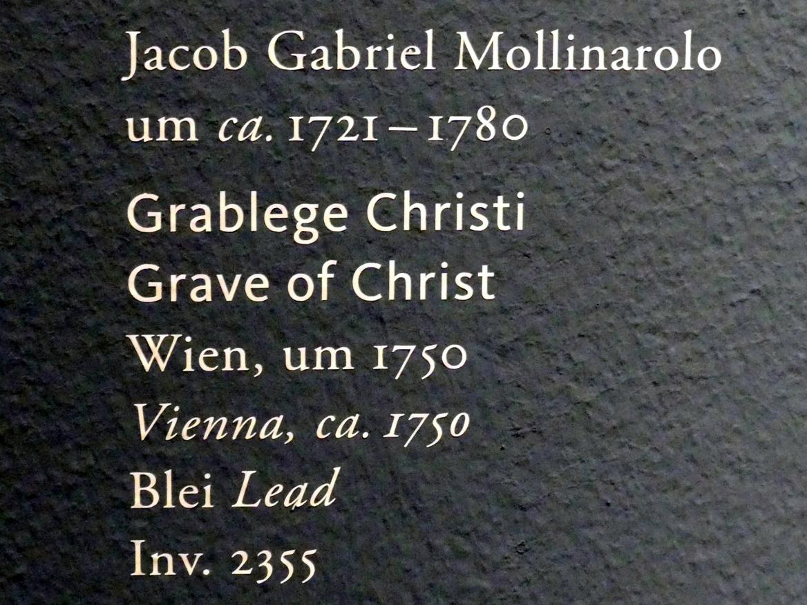 Jacob Gabriel Mollinarolo (1750), Grablege Christi, Frankfurt am Main, Liebieghaus Skulpturensammlung, Rokoko - mehr Licht, um 1750, Bild 2/2