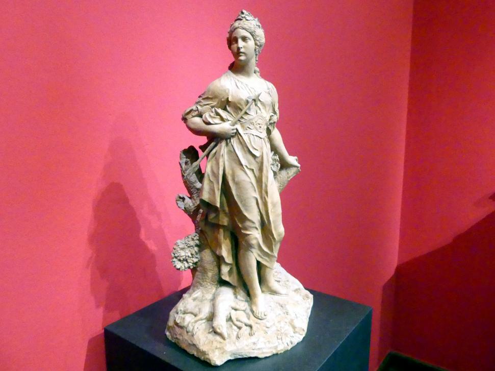 Fidelis Sporer (1762–1780), Minerva und Diana, Frankfurt am Main, Liebieghaus Skulpturensammlung, Rokoko, um 1780, Bild 5/6