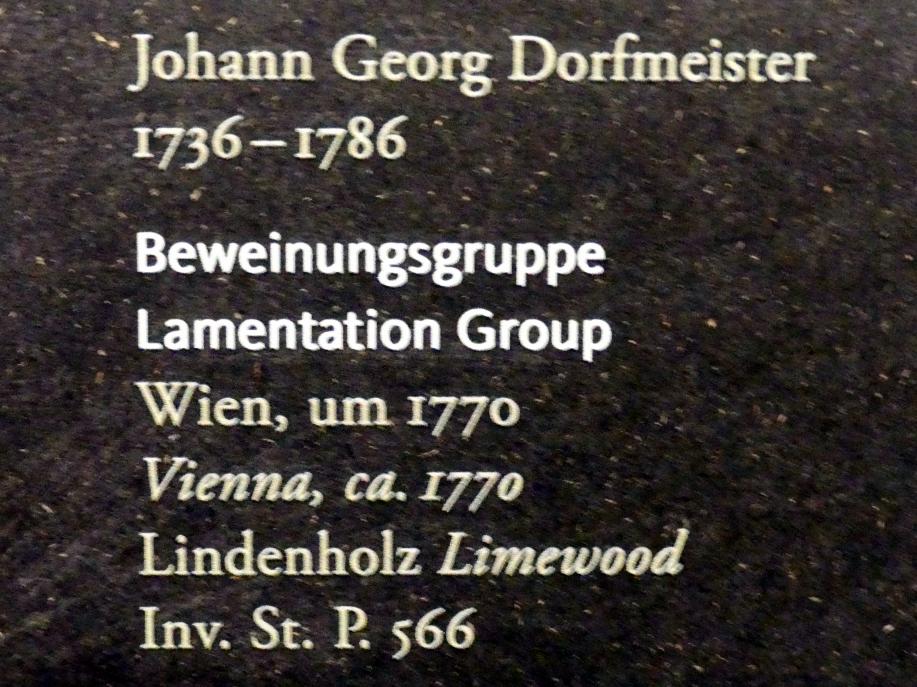 Johann Georg Dorfmeister (1770), Beweinungsgruppe, Frankfurt am Main, Liebieghaus Skulpturensammlung, Rokoko, um 1770, Bild 2/2