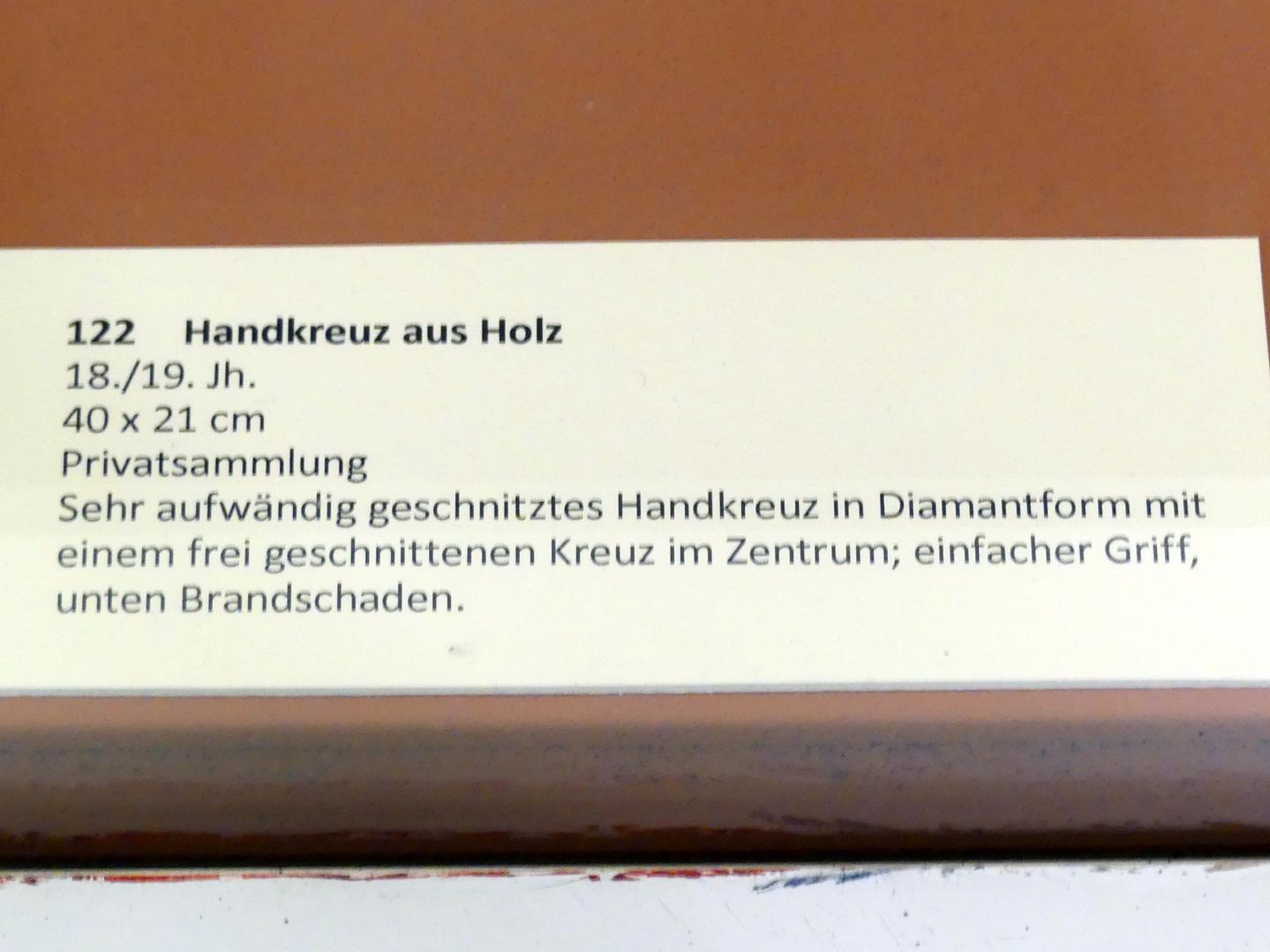 Handkreuz, Frankfurt am Main, Ikonen-Museum, Das äthiopisch-orthodoxe Christentum, um 1700–1900, Bild 2/2