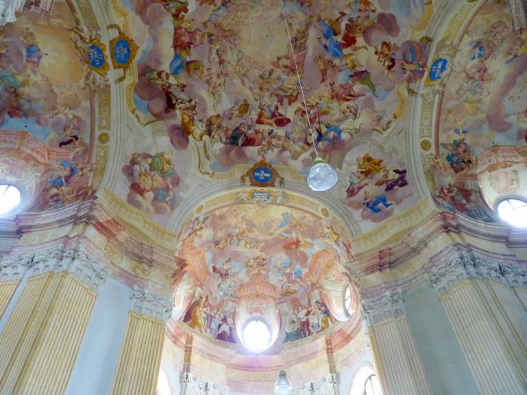 Johann Georg Etgens (Undatiert), Fresken, Kiritein (Křtiny), Wallfahrtskirche Mariä Namen, Undatiert, Bild 2/3