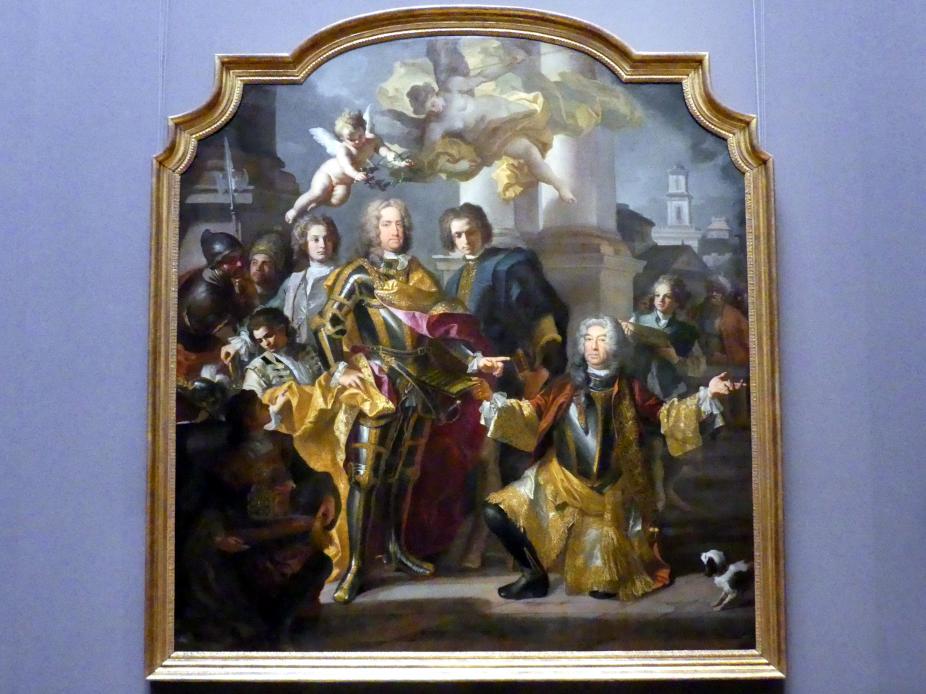 Francesco Solimena (1680–1731): Karl VI. und Gundacker Graf Althann, 1728
