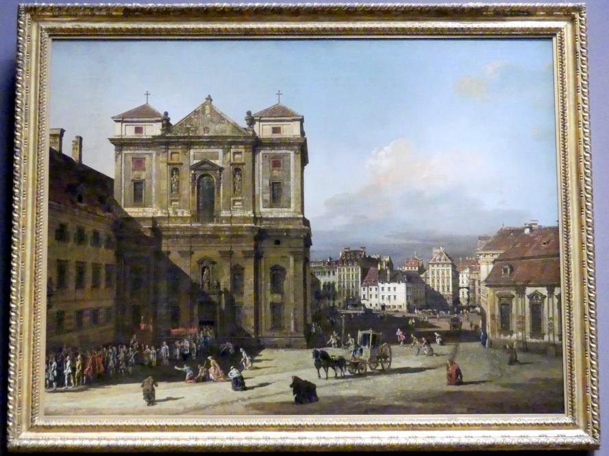 Bernardo Bellotto (Canaletto) (1738–1779), Der Lobkowitzplatz in Wien, Wien, Kunsthistorisches Museum, Saal VII, 1758–1761