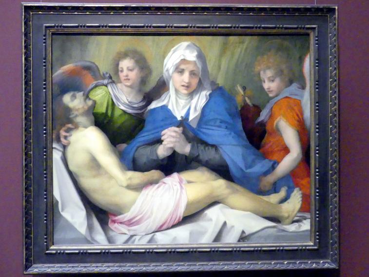 Andrea del Sarto (1512–1529), Beweinung Christi, Wien, Kunsthistorisches Museum, Saal III, um 1519–1520