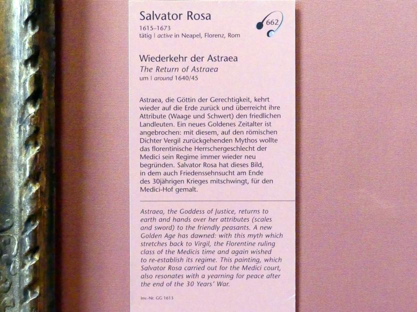 Salvator Rosa: Wiederkehr der Astraea, um 1640 - 1645, Bild 2/2