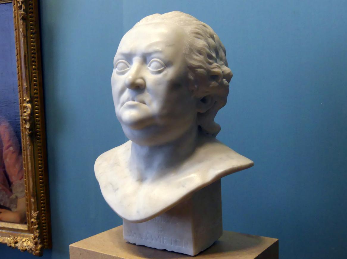 Franz Xaver Messerschmidt (1760–1778), Gerard van Swieten, Wien, Kunsthistorisches Museum, Kabinett 13, um 1770–1772, Bild 2/5