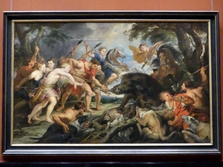 Peter Paul Rubens (1598–1640), Jagd des Meleager und der Atalante, Wien, Kunsthistorisches Museum, Saal XIV, um 1617–1628