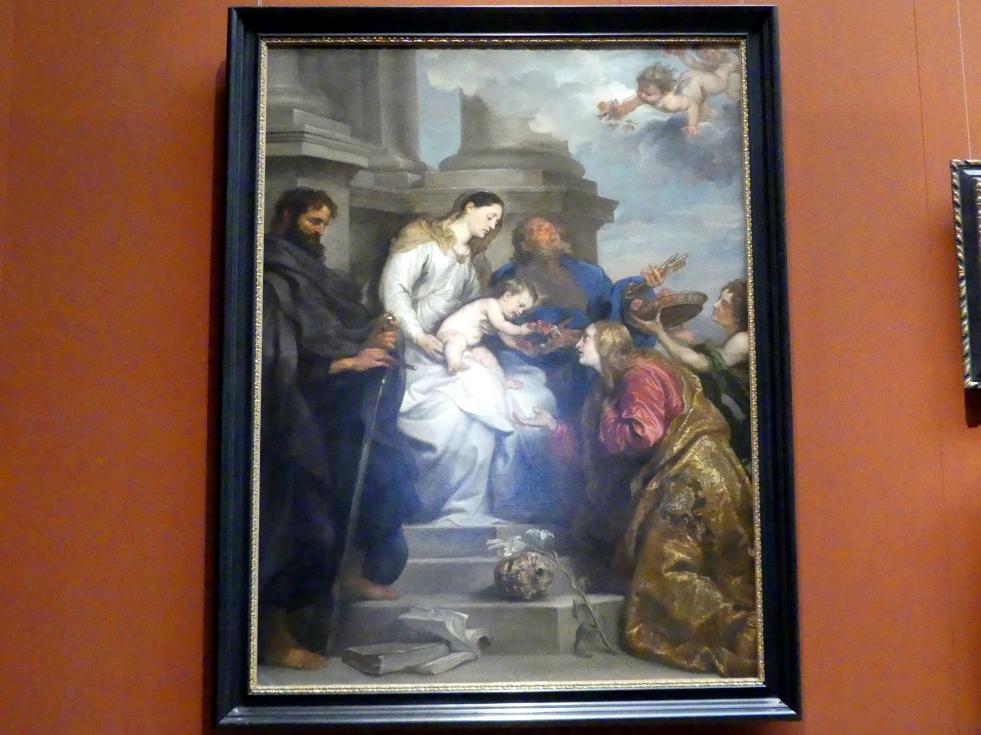 Anthonis (Anton) van Dyck: Maria mit Kind und den hll. Rosalia, Petrus und Paulus, 1629