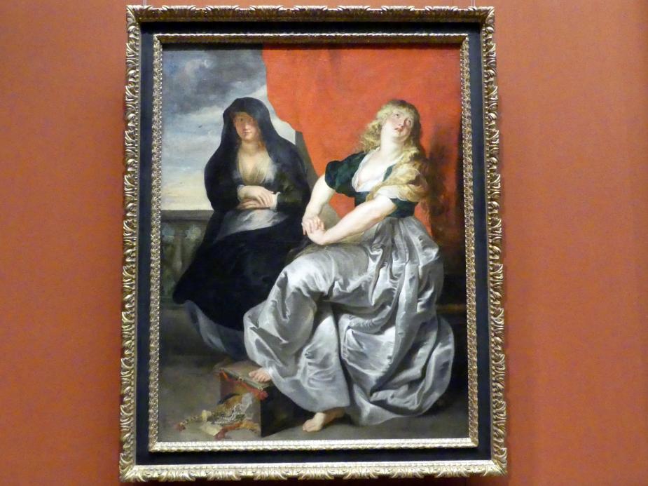 Peter Paul Rubens (1600 - 1639): Reuige Magdalena und ihre Schwester Martha, um 1620