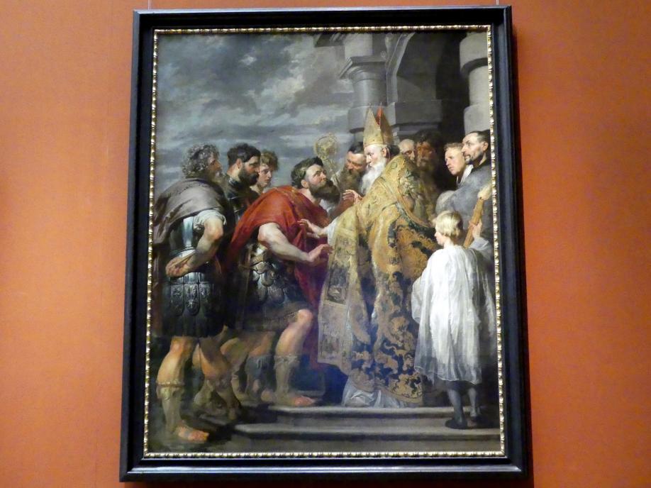 Peter Paul Rubens (1598–1640), Hl. Ambrosius und Kaiser Theodosius, Wien, Kunsthistorisches Museum, Saal XIV, um 1615–1616