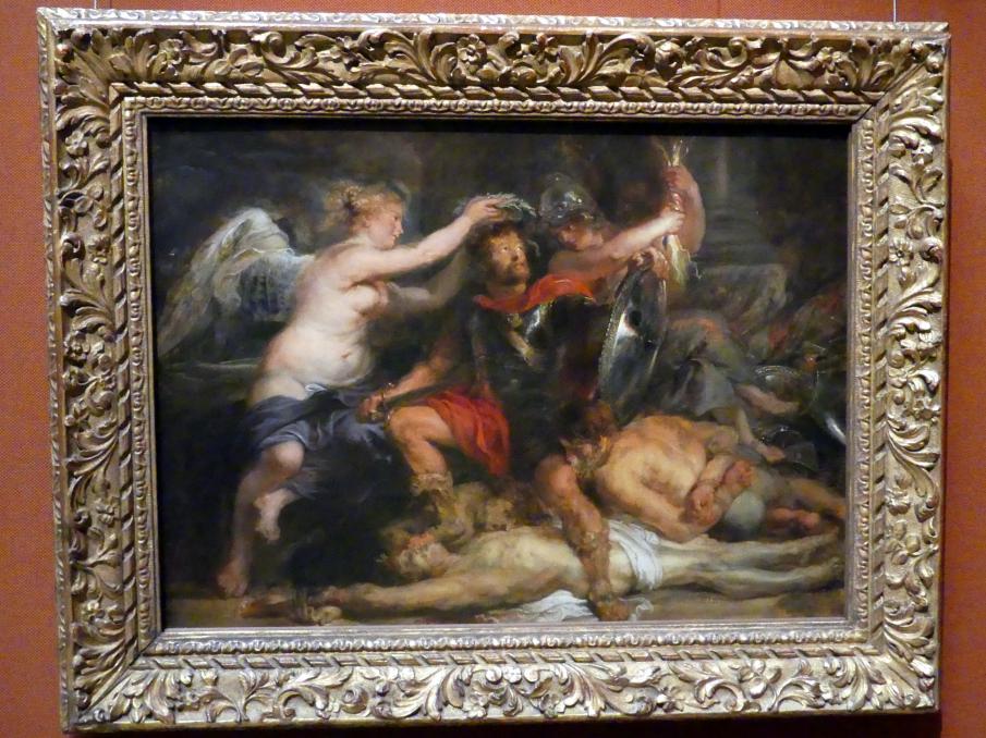 Peter Paul Rubens (1600 - 1639): Die Krönung des Siegers, um 1630 - 1635